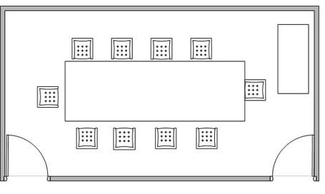 10 seat capacity seating diagram